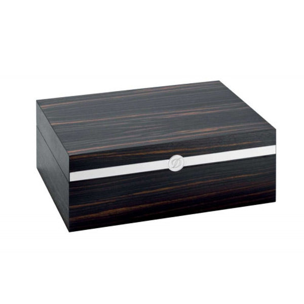 Cigar Humidor Ebony and Palladium - 001283