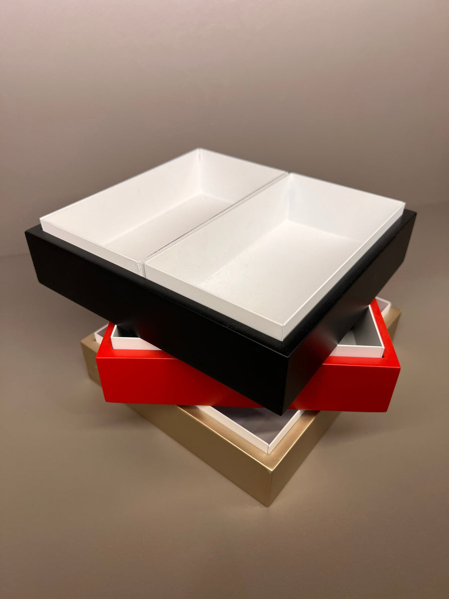 Shop The Latest Collection Of Id Plus Aperitif Ravier In Metal With 2 Removable Aluminum Compartments In Lebanon