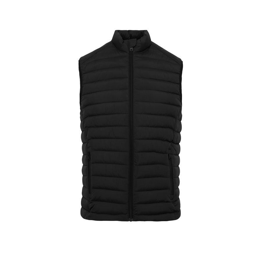 ECOALF BLACK CARDIFF VEST FOR MEN