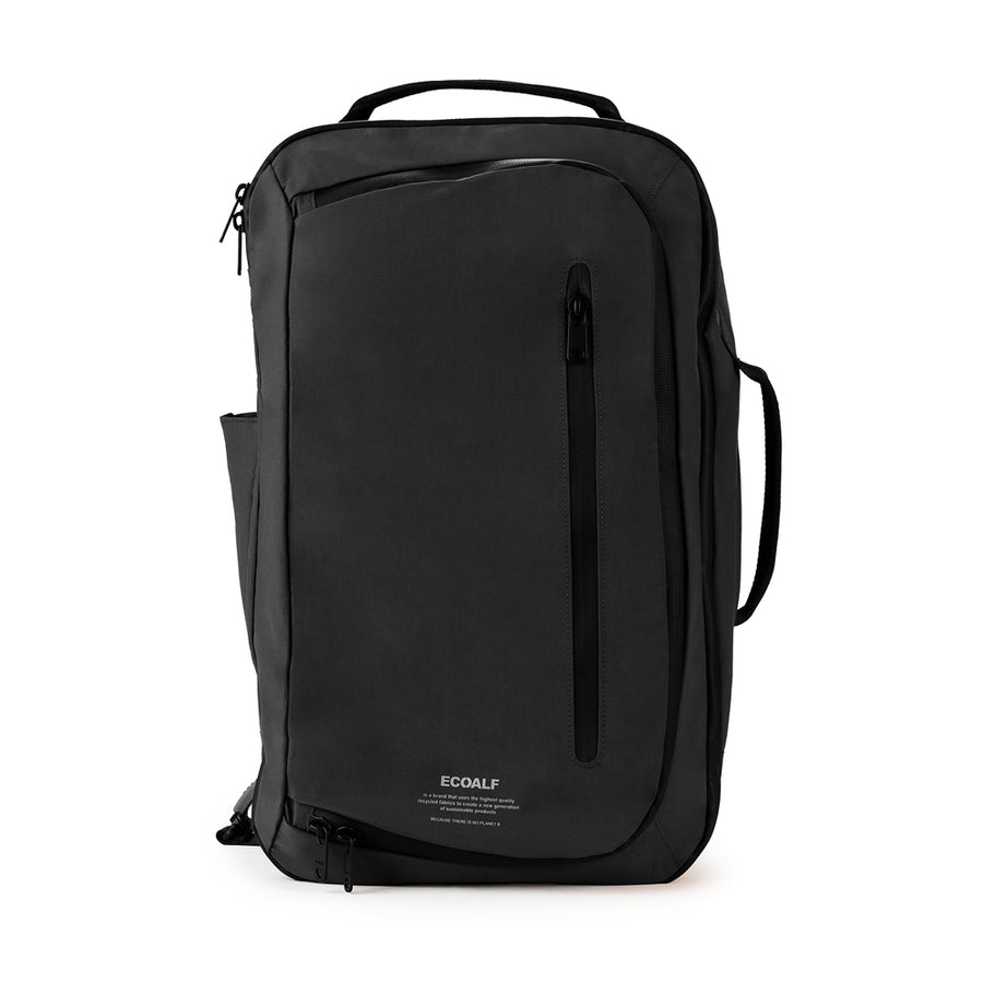 ECOALF BLACK OSLO BACKPACK FOR MEN