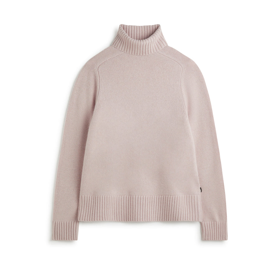ECOALF LIGHT MAUVE CAQUI STAND-UP COLLAR FOR WOMEN