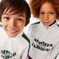 WHITE / DARK GREEN