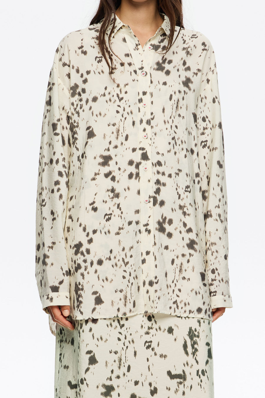 Ivory Lynx straight cut shirt