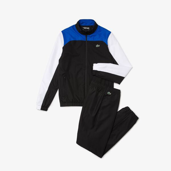 Lacoste colour block store tracksuit