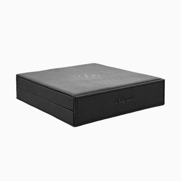 Black Leather Travel Cigar Humidor - 001353