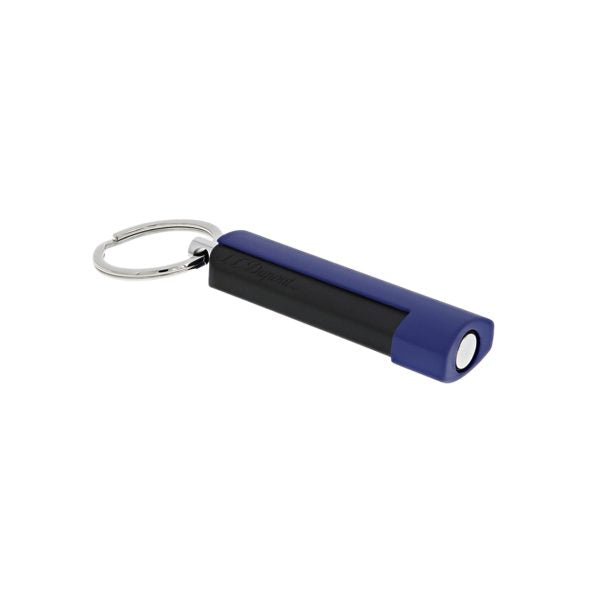 Matt Ocean Blue Cigar Cutter Keyring - 003261B