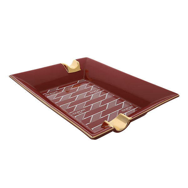 Ashtray Porcelain Monogram 1872 Burgundy - 006478