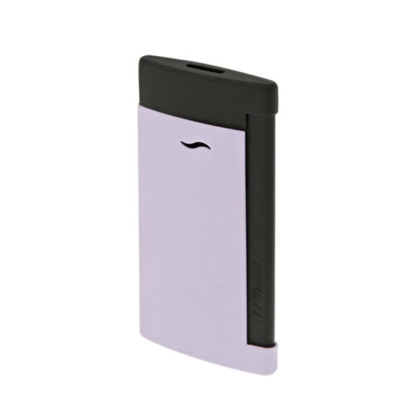 Slim 7 Matt Black And Lilac Lighter - 027762