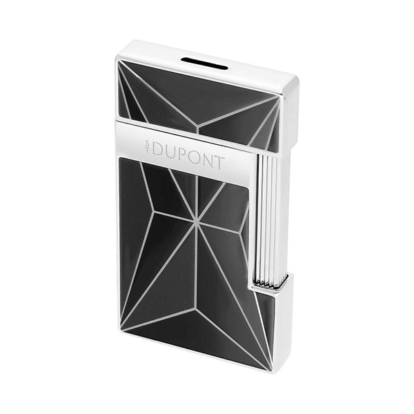 Slimmy Lacquered Lighter Fire X Black - 028277