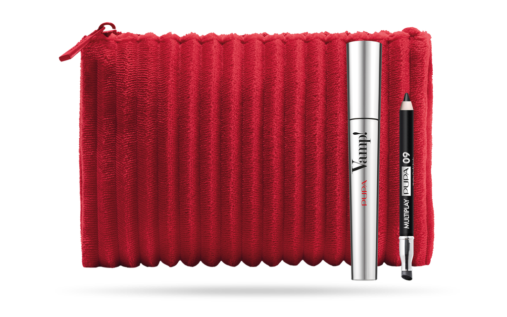 KIT VAMP! MASCARA+MINI MULTIPLAY WITH JOJOBA OIL & VIT C &E