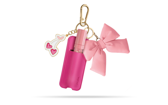 CANDY CLUB - SWEET CHARM - Liquid lip balm + make-up case charm