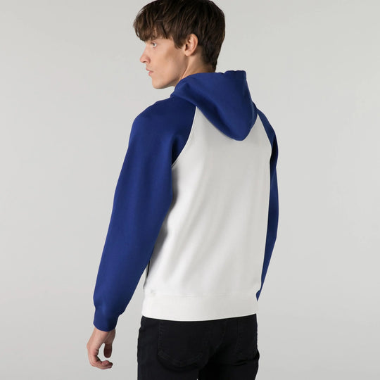 Men’s Bicolor Contrast Zip Pocket Hoodie