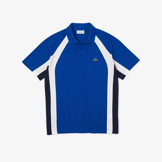 Men’s Lacoste Cotton Mini-Pique Colourblock Polo Shirt - PH5583