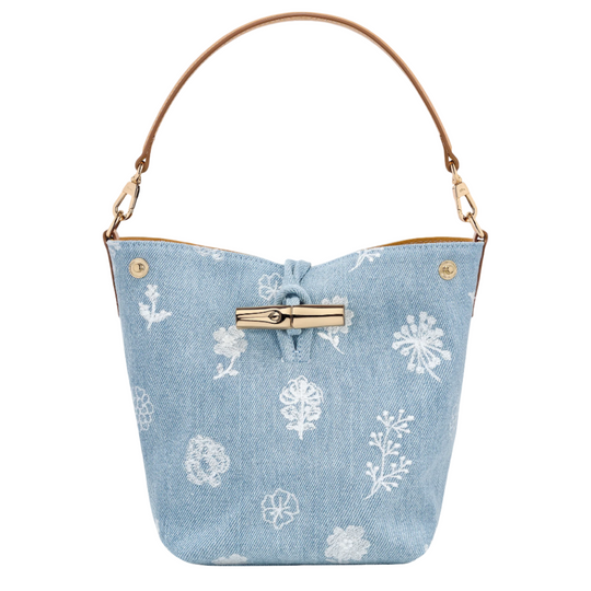 Le Roseau Denim Bucket bag XS  -  10279HGL