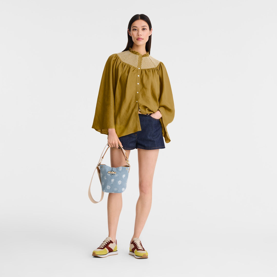 Le Roseau Denim Bucket bag XS  -  10279HGL