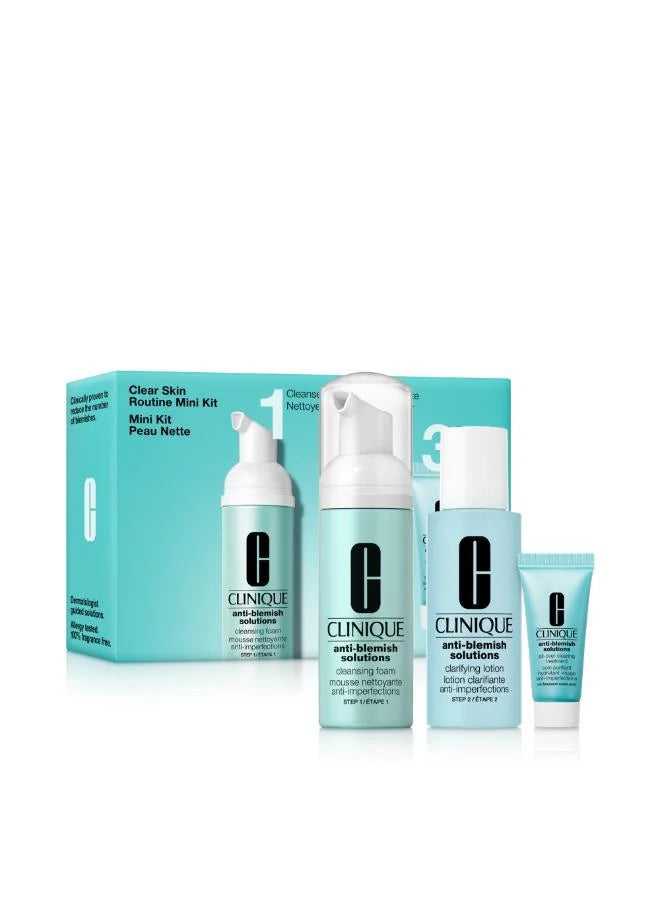 Clinique Clear Skin Routine: Mini Anti-Blemish Solutions Kit