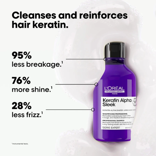 Keratin Alpha Sleek Shampoo 300ml