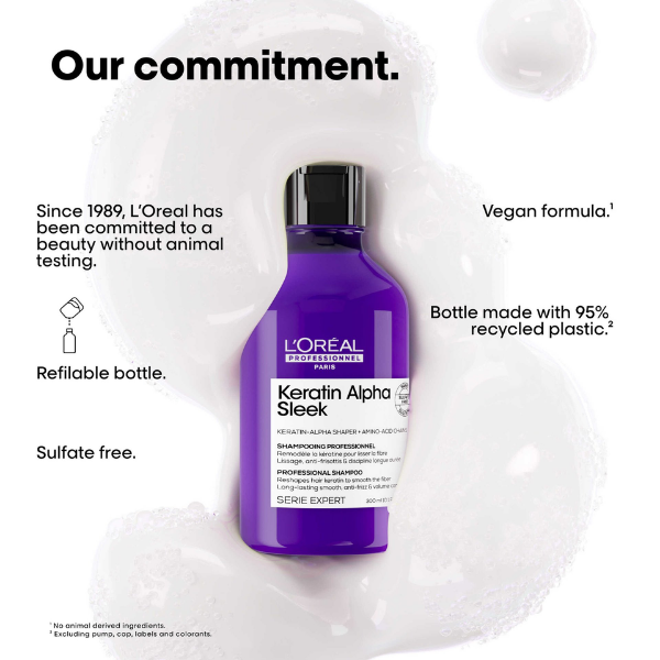Keratin Alpha Sleek Shampoo 300ml