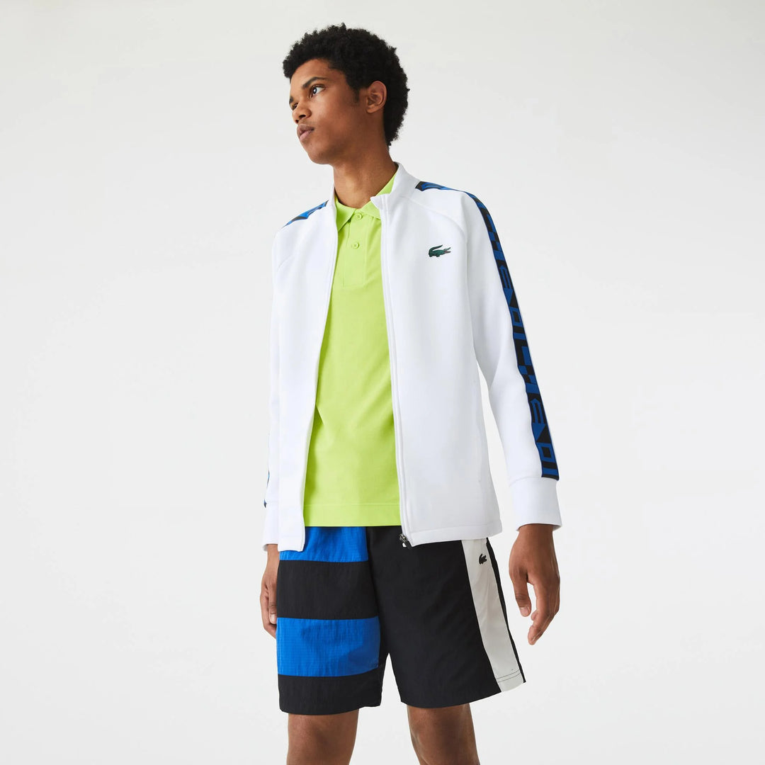 Men's Lacoste SPORT Printed Zip Tennis Sweatshirt