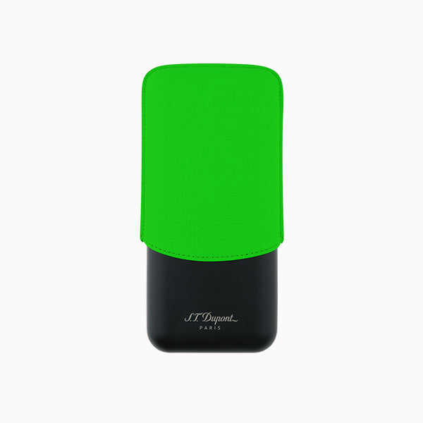 Triple Cigar Case Neon Green - 183417