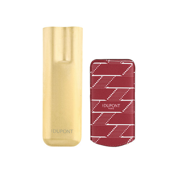 2 Cigar Case Coated Canvas Case Monogram 1872 Burgundy - 183478