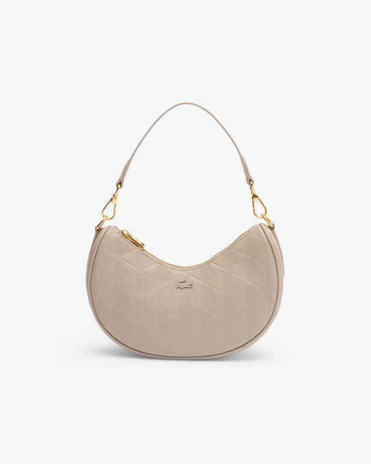Maheki Embossed Leather Half Moon Purse-NF4710MH