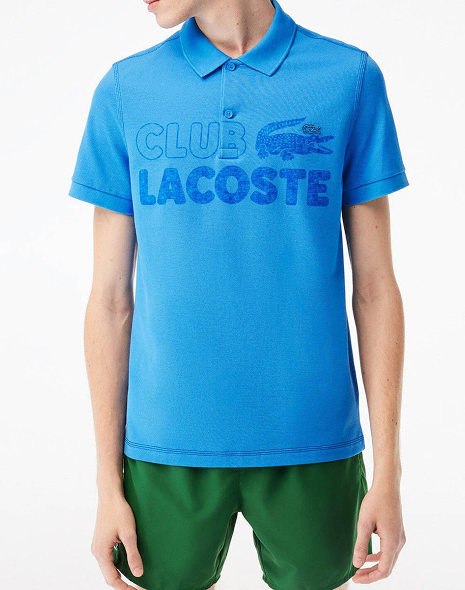 Men’s Lacoste Organic Cotton Printed Polo Shirt - PH5452