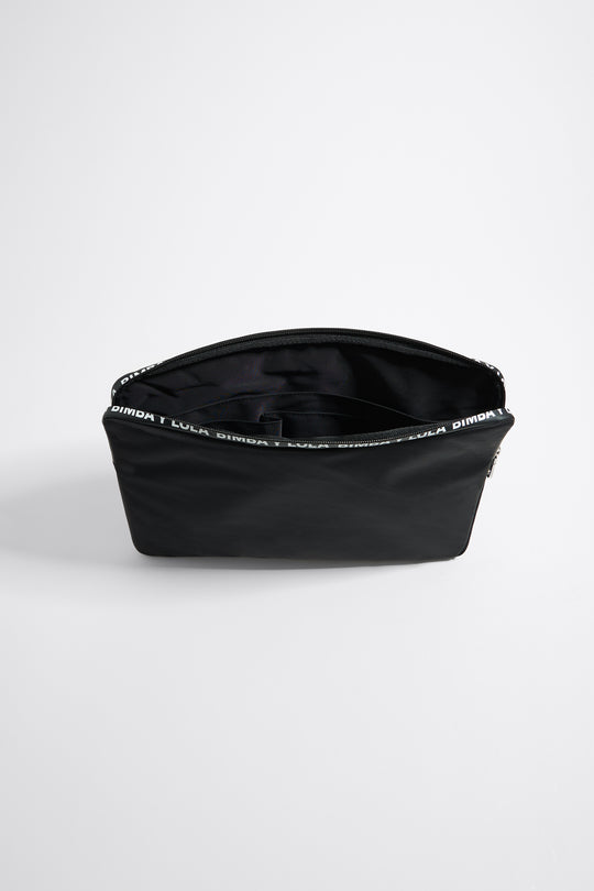 Black nylon 13.5" laptop sleeve