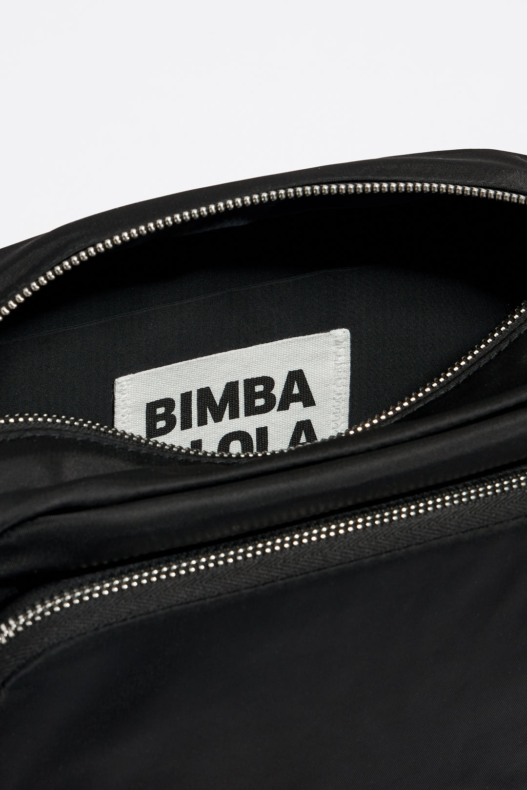 Medium black nylon Pocket crossbody bag