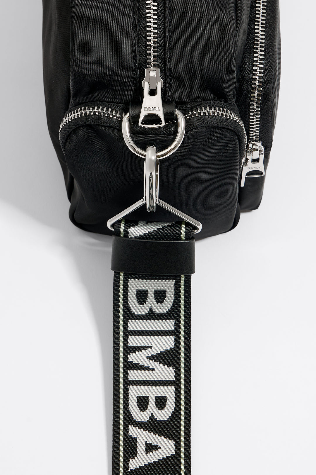 Medium black nylon Pocket crossbody bag