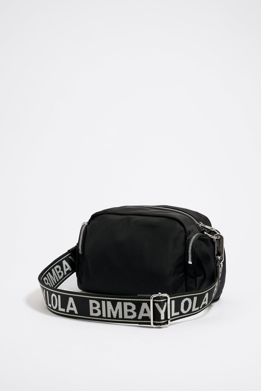 Medium black nylon Pocket crossbody bag