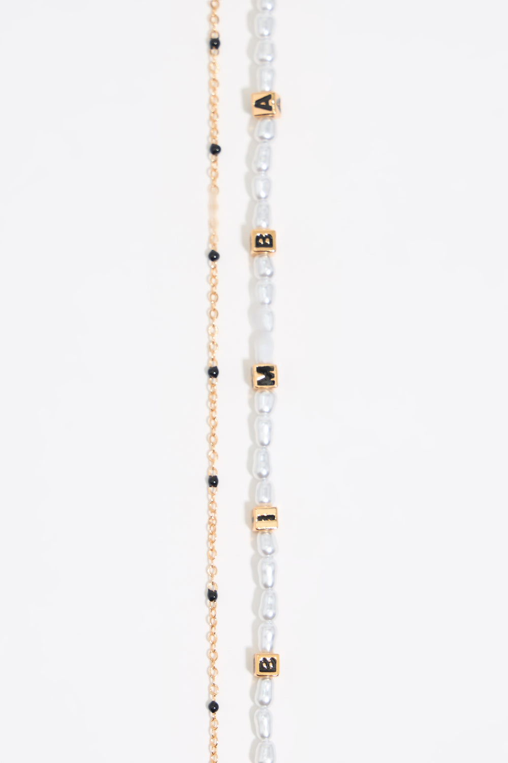 Black Dice logo necklace