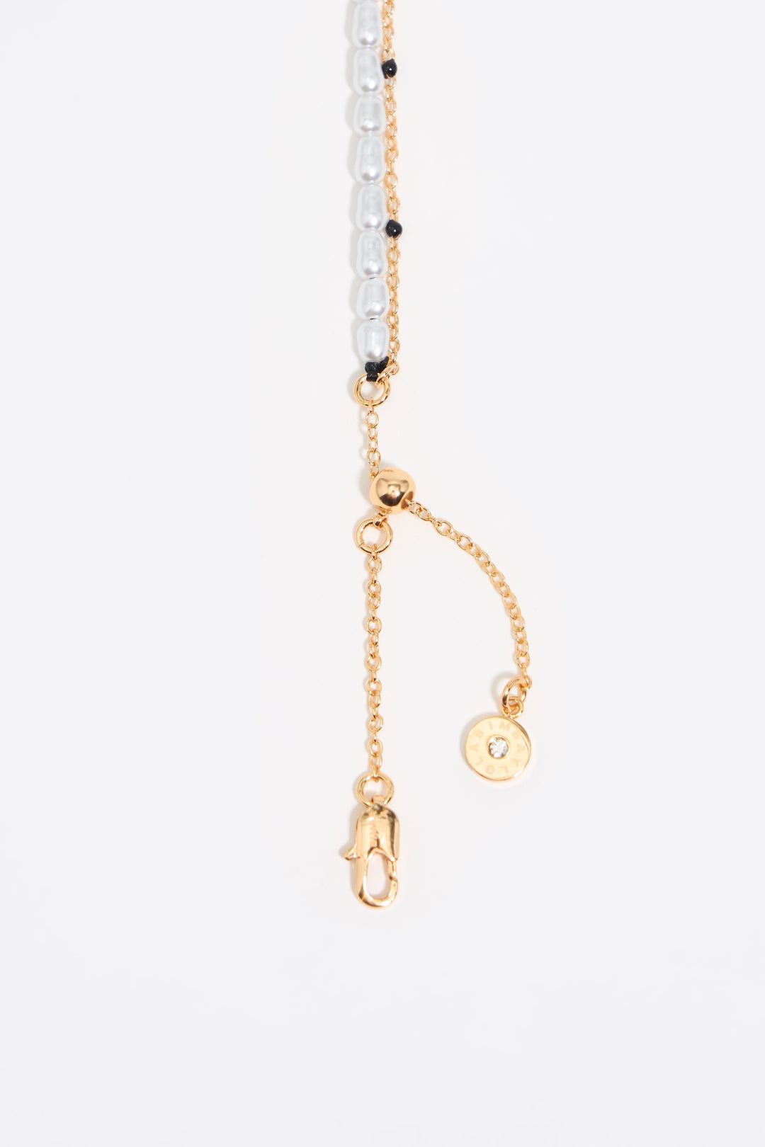 Black Dice logo necklace