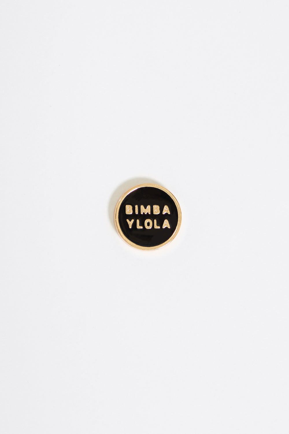 Black logo earrings