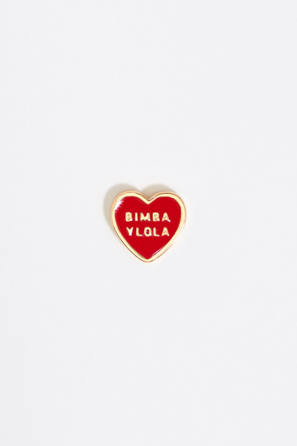 Red Heart logo earrings
