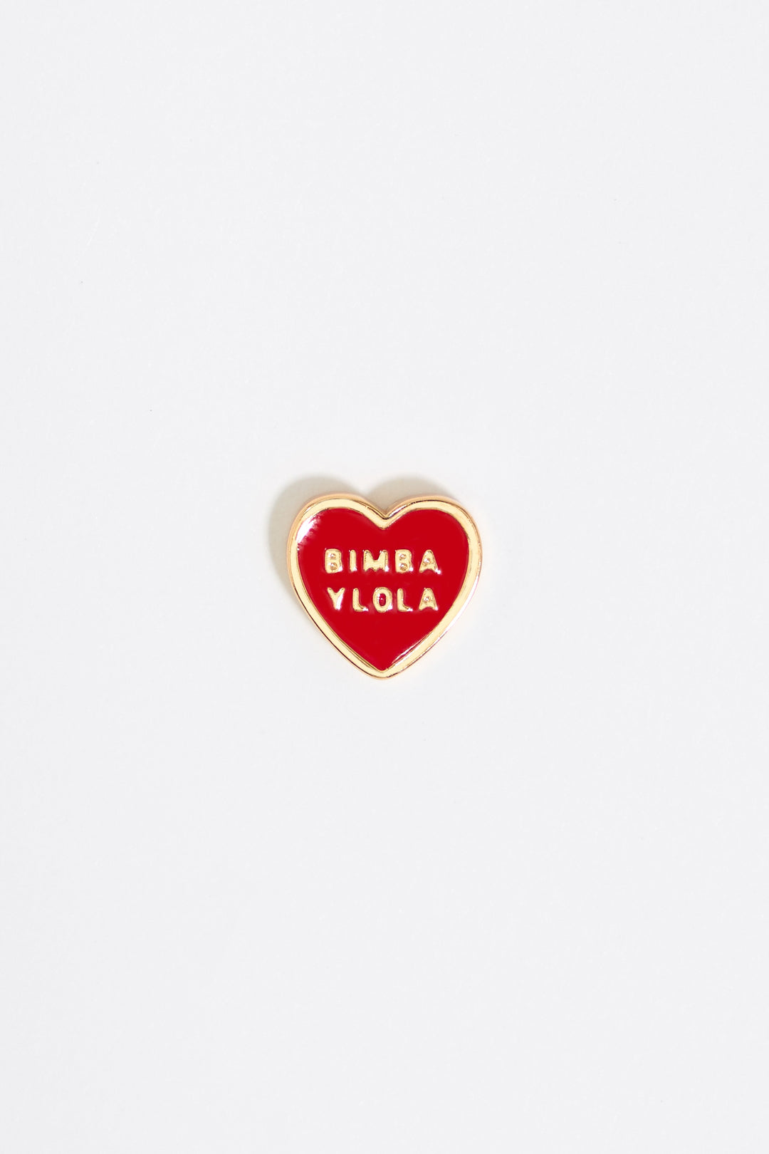 Red Heart logo earrings