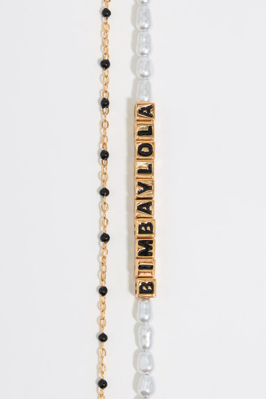 Black Dice logo bracelet
