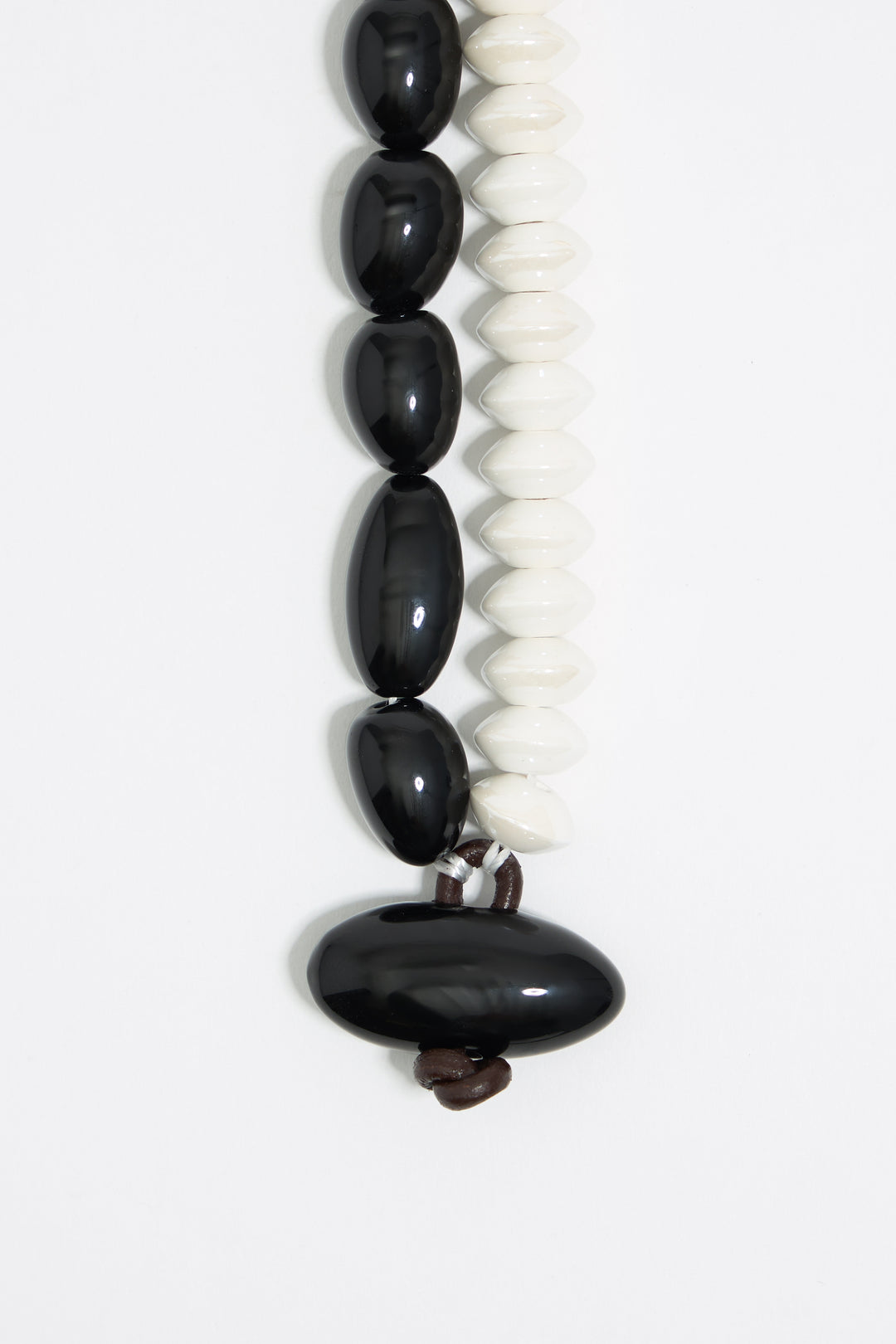 Animals and flowers matte necklace