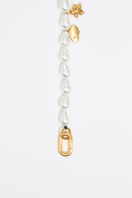 Jungle charms pearl necklace