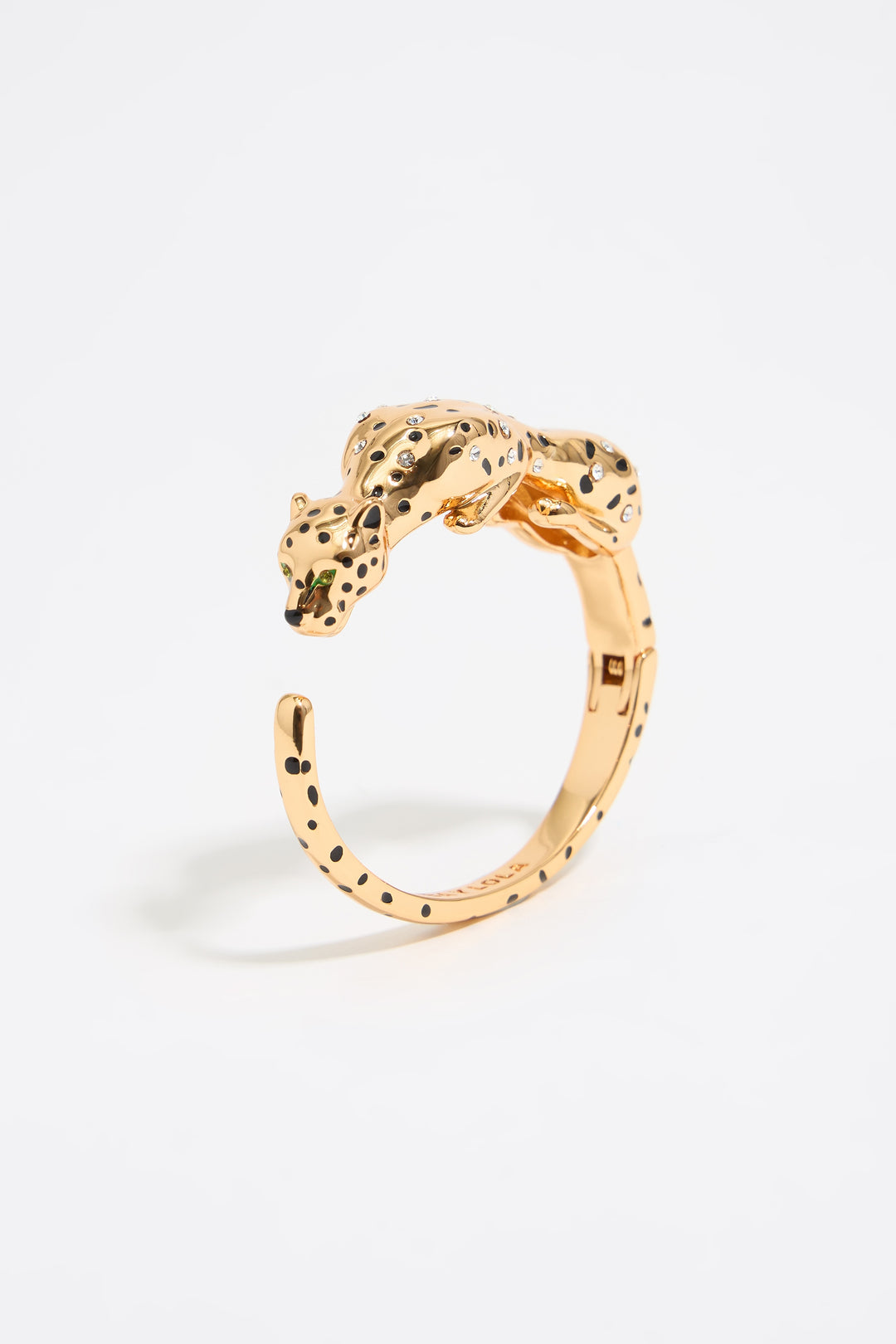 Gold and black panther bracelet