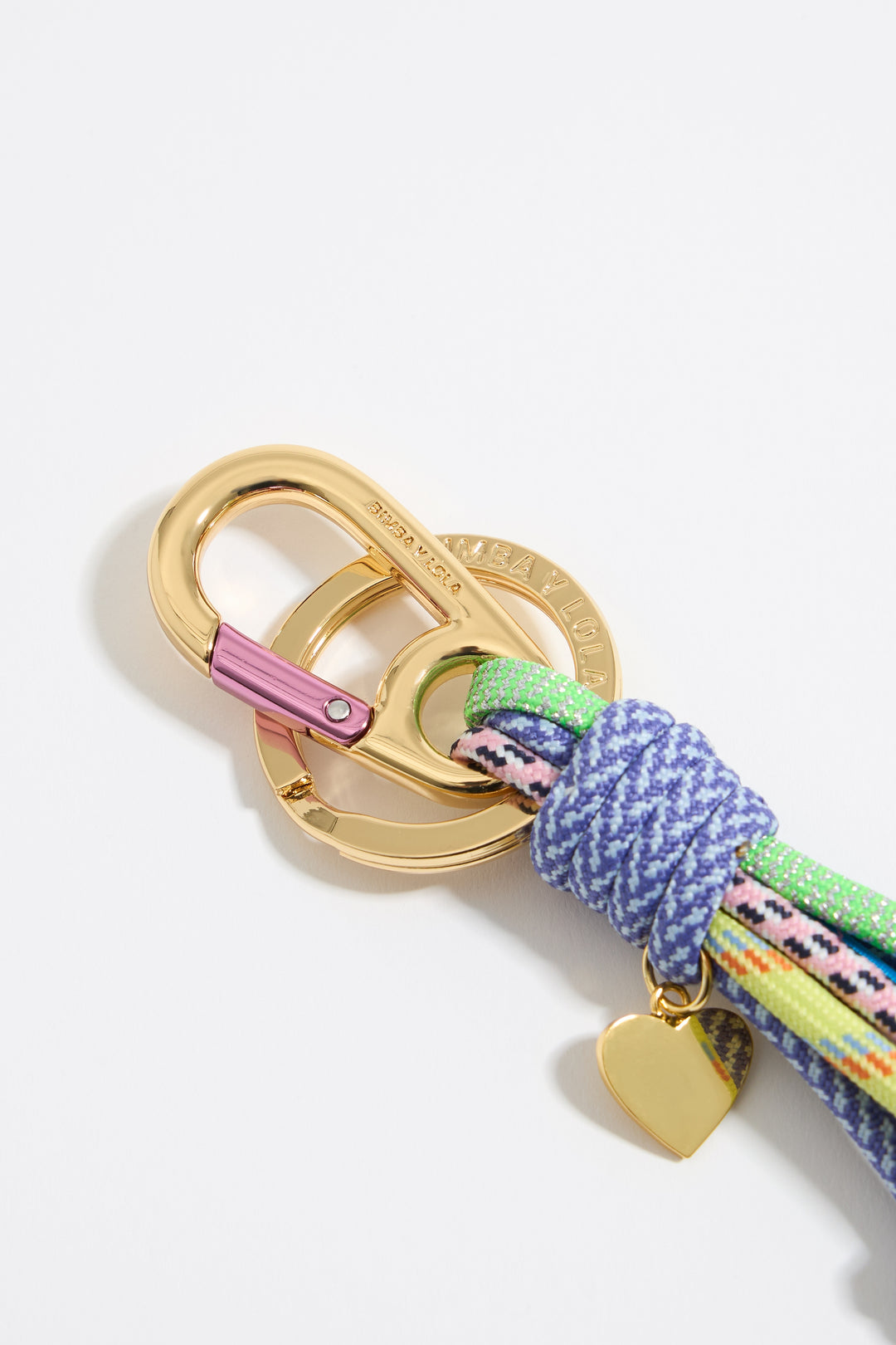 Blue ropes key ring