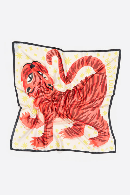 Coral tiger sketch drawn