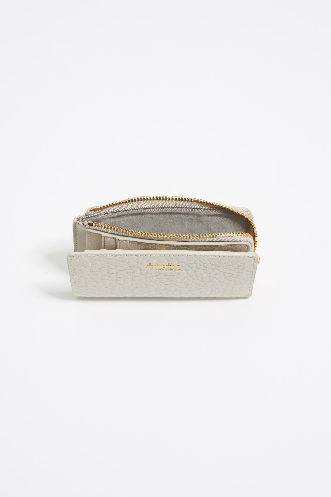 Off white leather purse