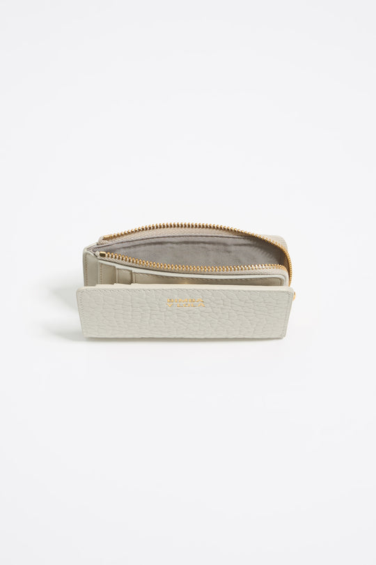 Off white leather purse