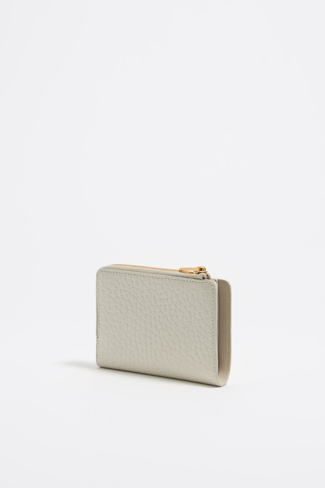 Off white leather purse