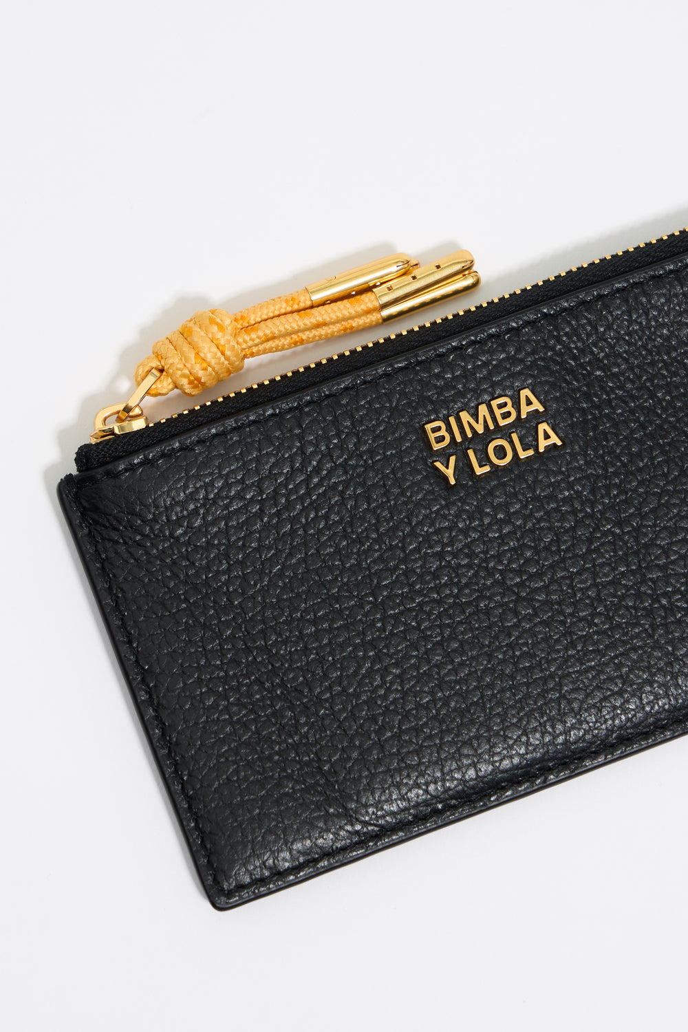 Black leather card holder/coin purse