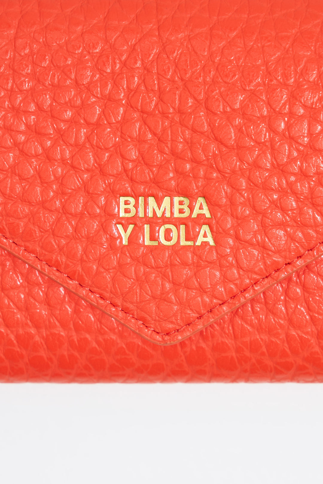 Coral leather continental wallet