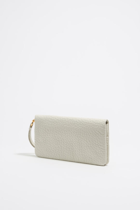 Off-white leather wallet