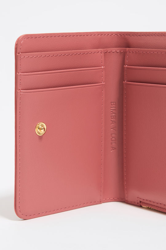Pink nylon purse