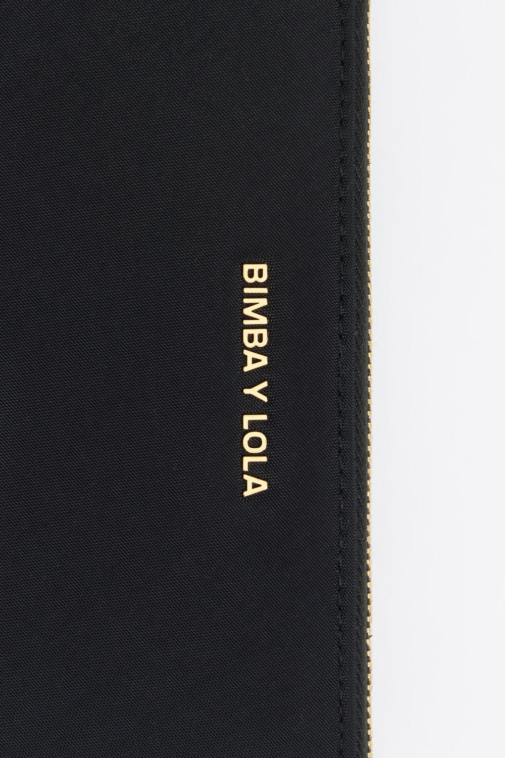 Black nylon horizontal wallet